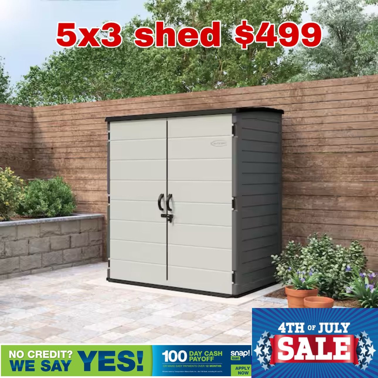 5x3 Shed
