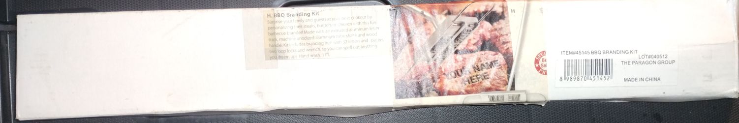 Free BBQ Branding Iron