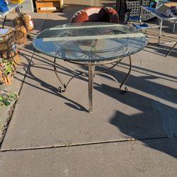 Heavy Glass Table