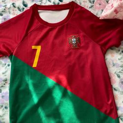 Portugal Ronaldo Jersey Youth Size 10/12