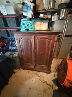 Rustic Solid wood Hutch