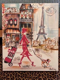 Paris canvas art