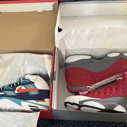 Both for sale never worn both size 8.5 hmu ‼️💯👋🏾  13s- $200  Bo Jackson’s - $160