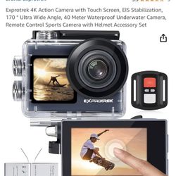 Action Camera Underwater 4k Touchscreen 