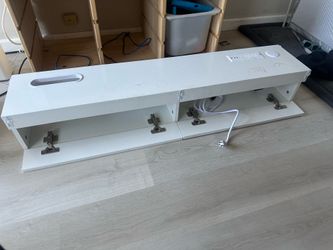 Floating wall entertainment center