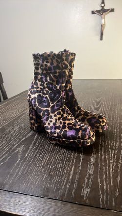 Leopard Booties