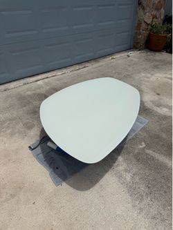 Abstract Glass Coffee Table