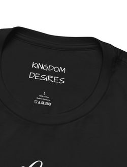 Kingdom Desires Black Cotton T-Shirt