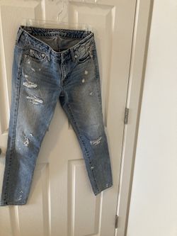 American Eagle Outfitters Women’s Distressed Boy Jean (Size 00, Regular)