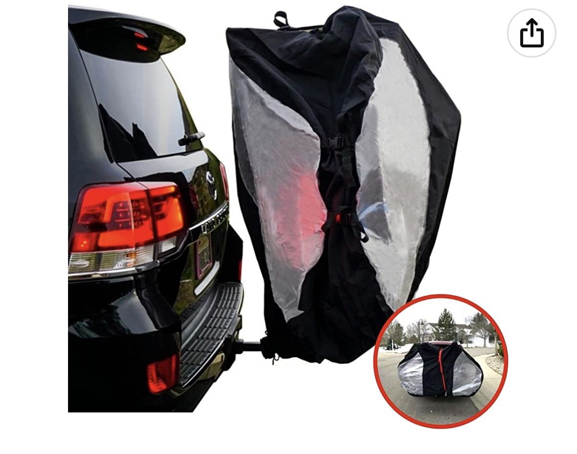 Formosa Covers Travel Bike Cover Thick 600D Material for Hitch