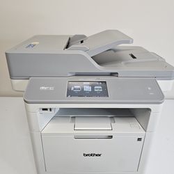 Brother MFC-L6750DW multifunction laser printer, fully operational.