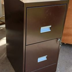 2 Drawer File Cabinet Locking