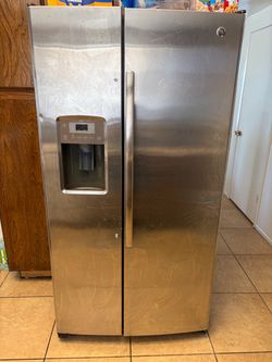 GE Stainless Steel Side-by-Side Refrigerator
