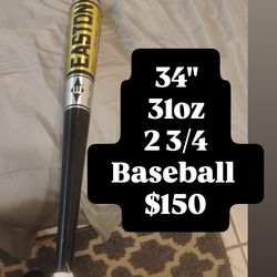 Easton Black Magic Baseball Bat 34" 2 3/4 Barrel 