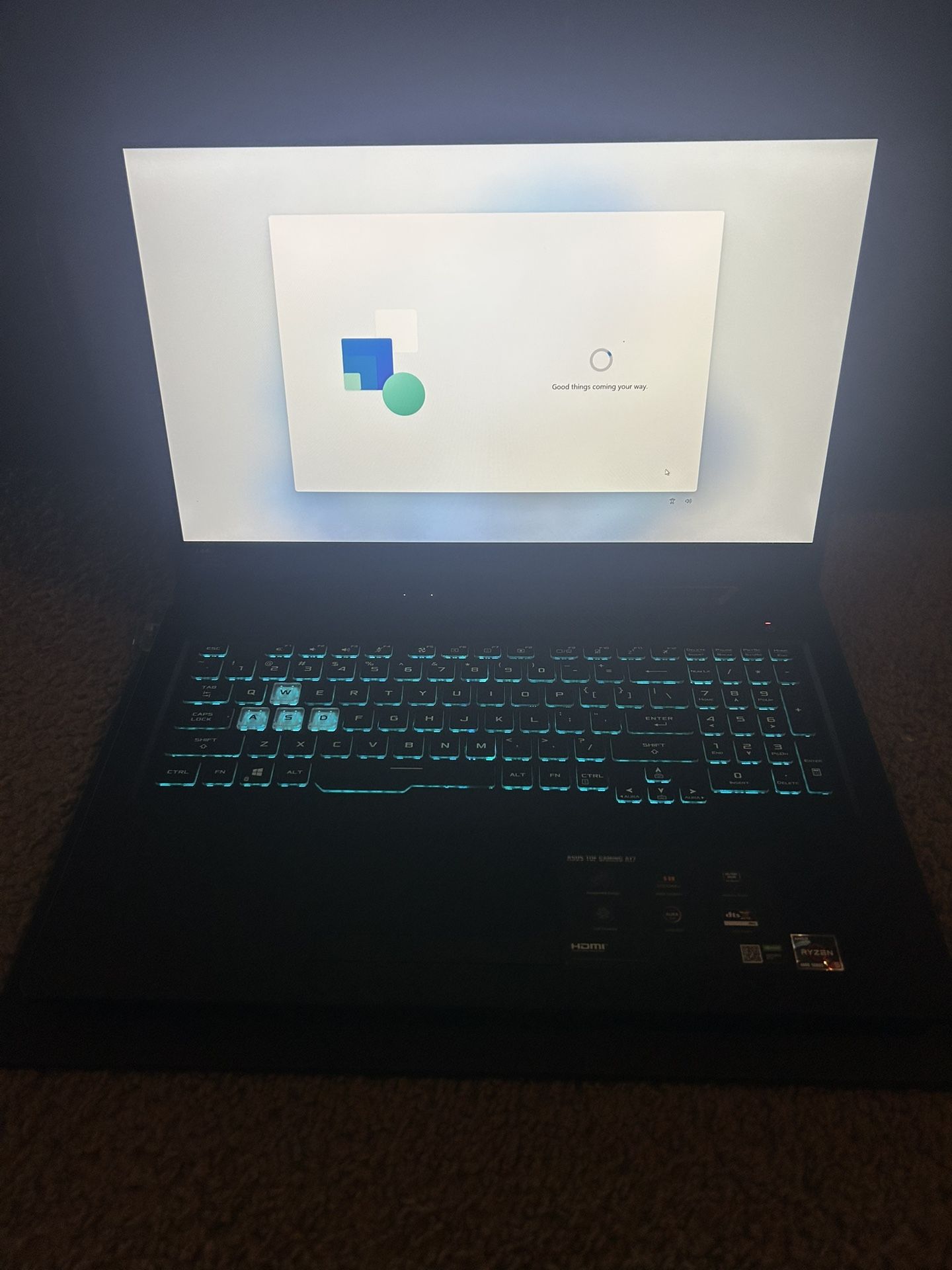 Asus Tuf A17 Gaming Laptop Like New Open/box 