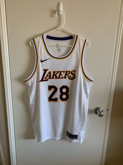 Nike Rui Hachimura Lakers Swingman White Jersey Men Size XL. Good Condition.