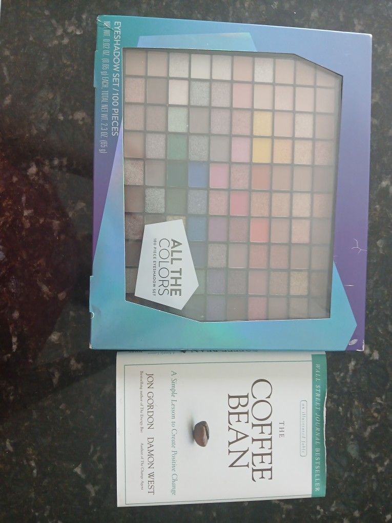 Eye Shadow comes with a free book