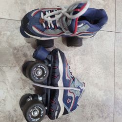 Vintage Brittany Rollar Skates Quad Skater Kids Roller Sz 1