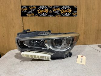2018 2019 2020 2021 2022 2023 Infiniti Q50 Driver Side Left Side Headlight