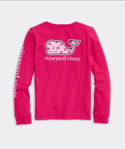 Sealed Brand New Tags $35 Vineyard Vines Girls Kissed All Over Long Sleeve Shirt