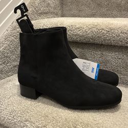9w suede booties
