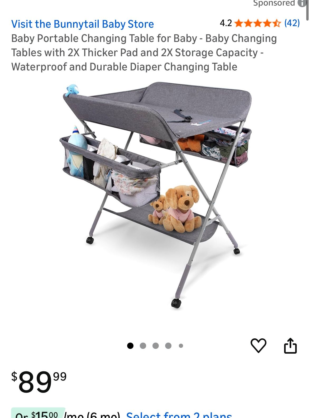 Portable Changing Table