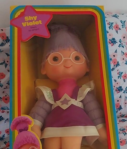 Vintage Rainbow Brite Doll 1983 Shy Violet