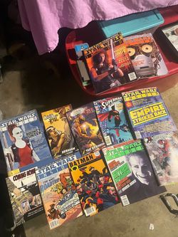 Mixed Comic Books and Star Wars Insider Magazine Lot