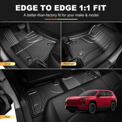 2026 Toyota RAV4 Hybrid Floor Mats + Cargo & Seat Back Liners