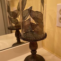 Candle Holder With Cancke Included 