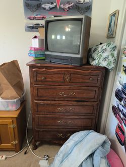 TV and dresser