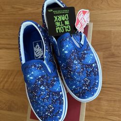 New Boys Girls Vans Sz 13 Shoes Glow In The Dark
