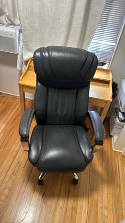 Office Chair- Black Leather