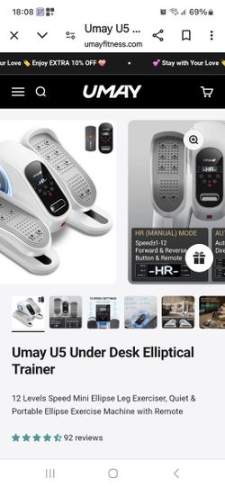 UNDER DESK ELLIPTICAL TRAINER