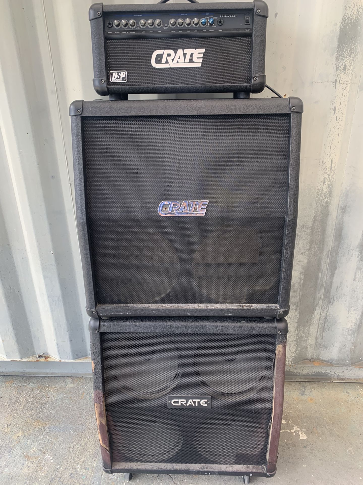 Crate GFX-1200H Full Stack Guitar Amp 250$$$
