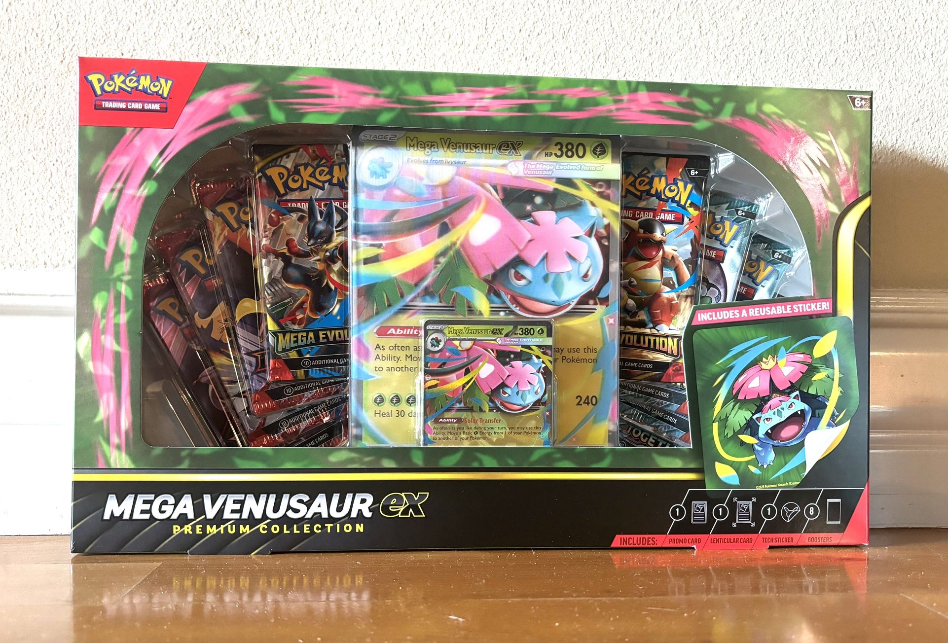 Pokémon Cards: Mega Venusaur ex Collection Box