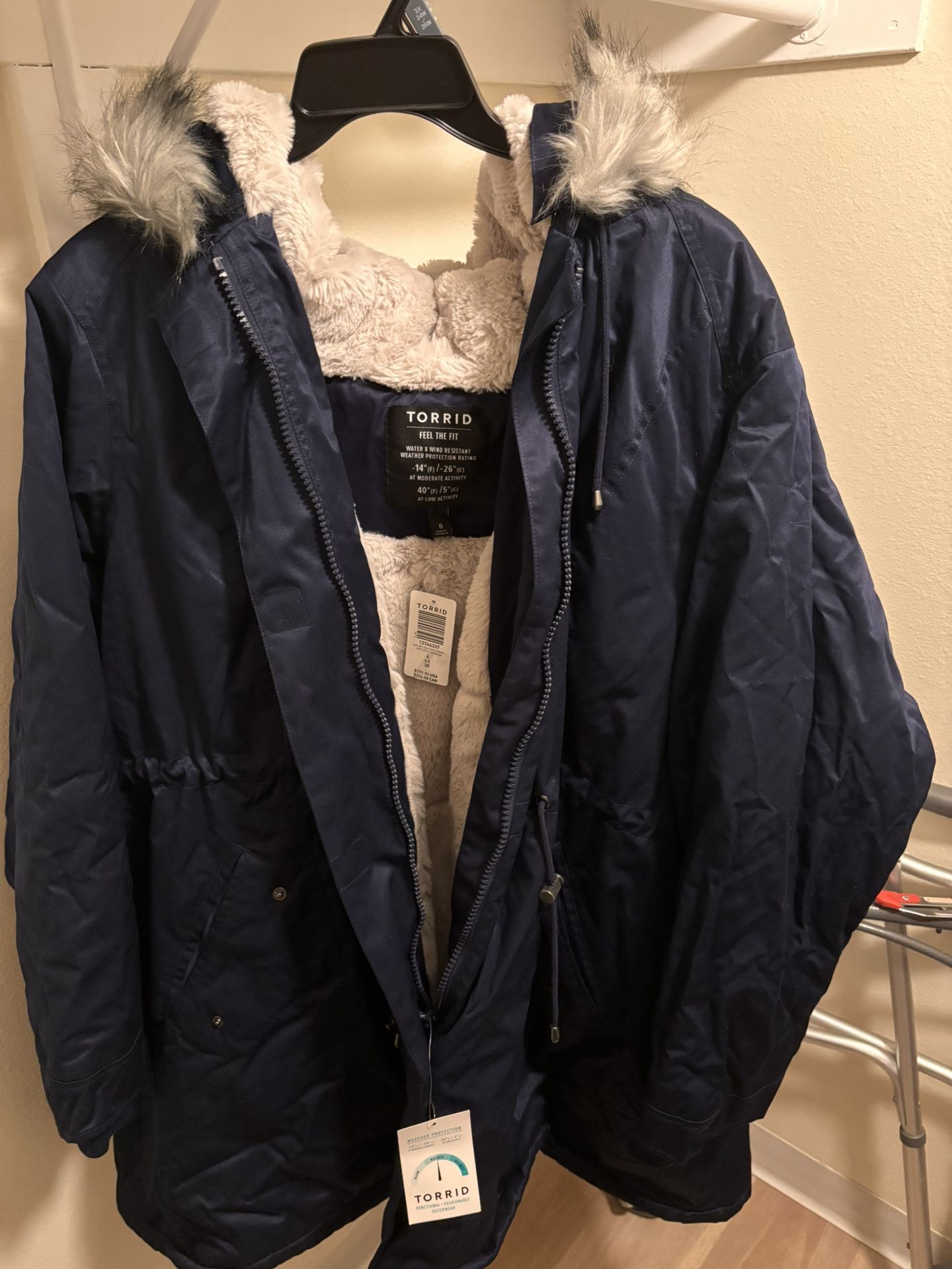 Torrid Parka Jacket - Navy Blue