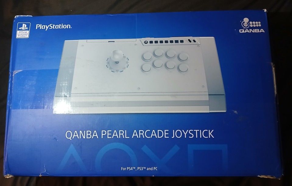 Official Sony Qanba Pearl Arcade Joystick [PS3/PS4/PS5] New
