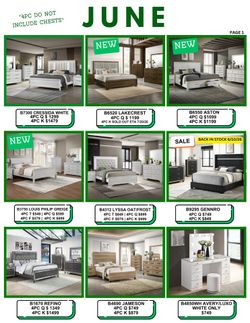 JUNE FURNITURE SALE!