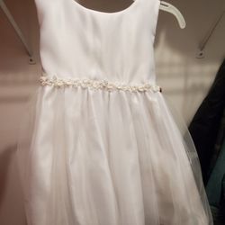 Beautiful White Toddler Dress