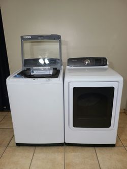Samsung Washer and electric Dryer Set