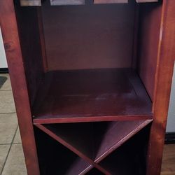 Wine Cabinet with Glass Holders – Espresso Finish