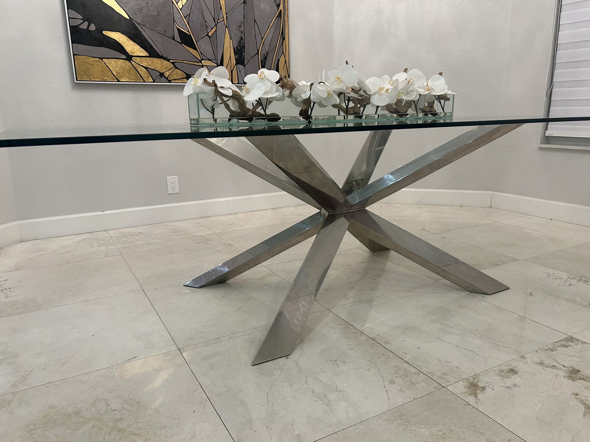 Modern dining room table