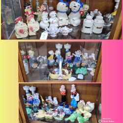 15% OFF SALE!  VTG RARE Salt & Pepper Shakers @Antique Paradise Booth D40 in Norman (priced individually)