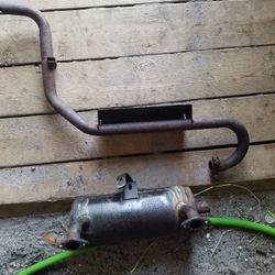 ((Kawasaki VTWIN exhaust)) Mower