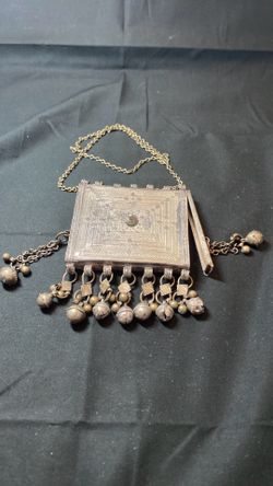Antique Mughal Empire Silver Pendant Early17th century