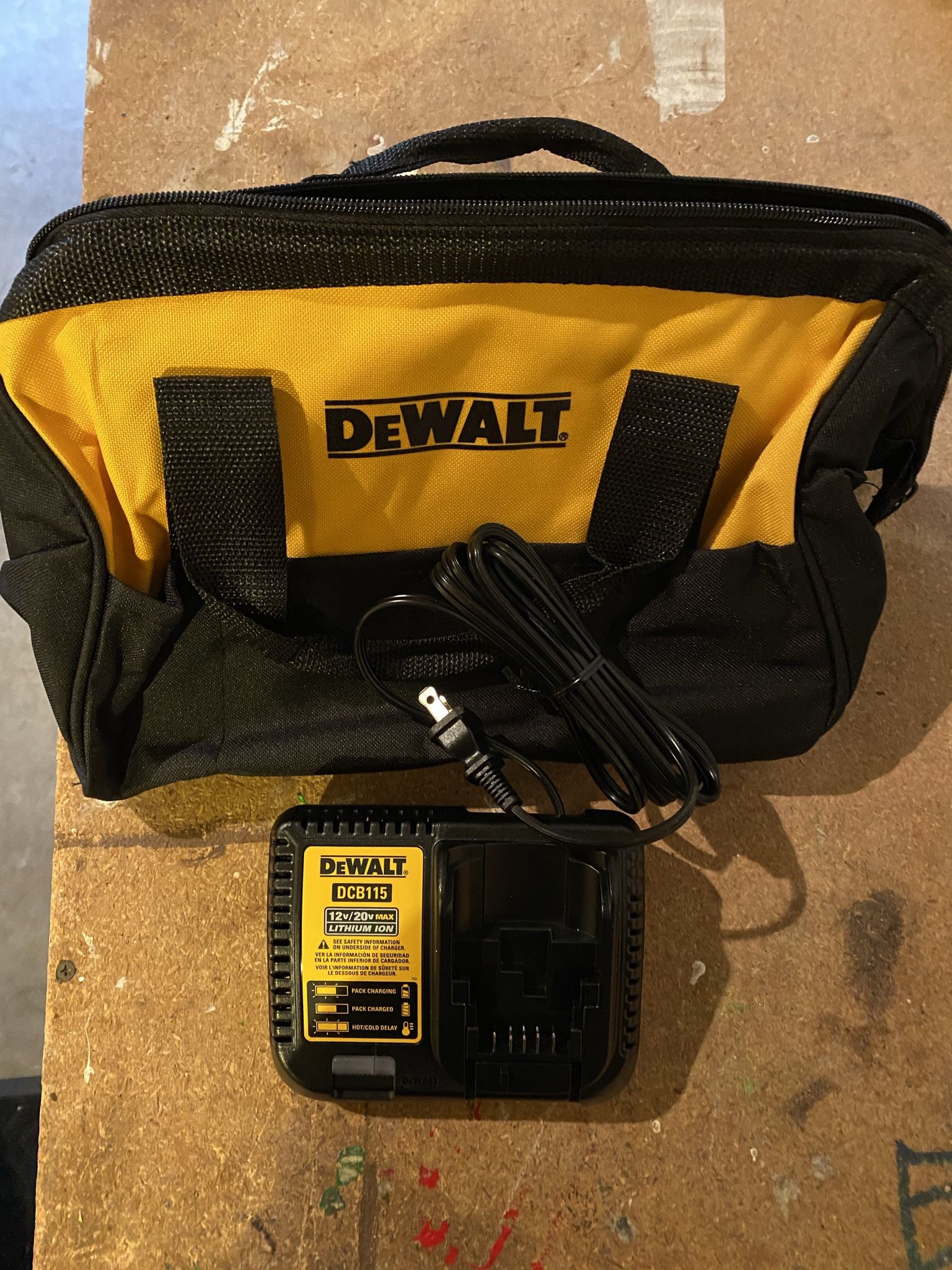 Dewalt Charger and Tools Bag (