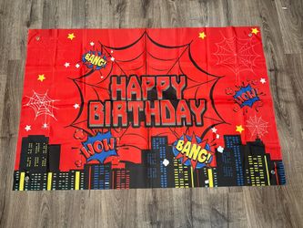 Spiderman Backdrop & Banner