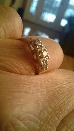 Engagement Ring white gold 10k.