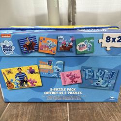 Blues Clues 8 puzzle pack